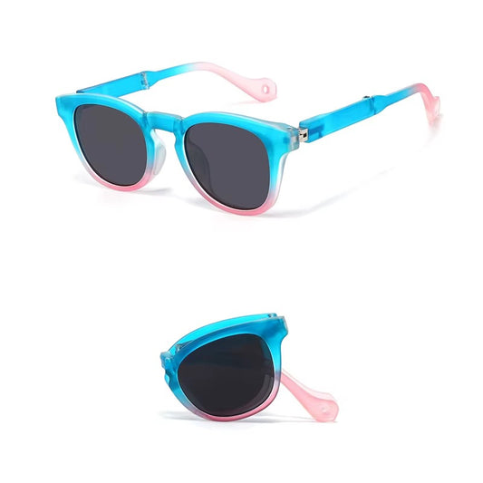 MW 696 Kids Sun Blu/Pink- Polarized Gray Lenses